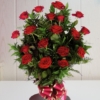 Ramo Funerario 18 Rosas Rojas