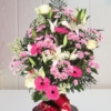 Ramo Funerario tonos Rosas