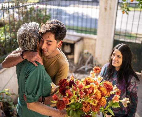 Pedir perdón a familiares mediante flores