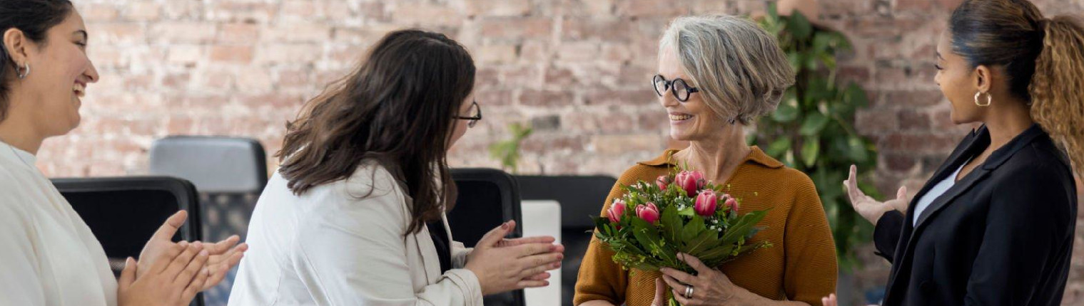 Enviar flores para despedida por jubilación